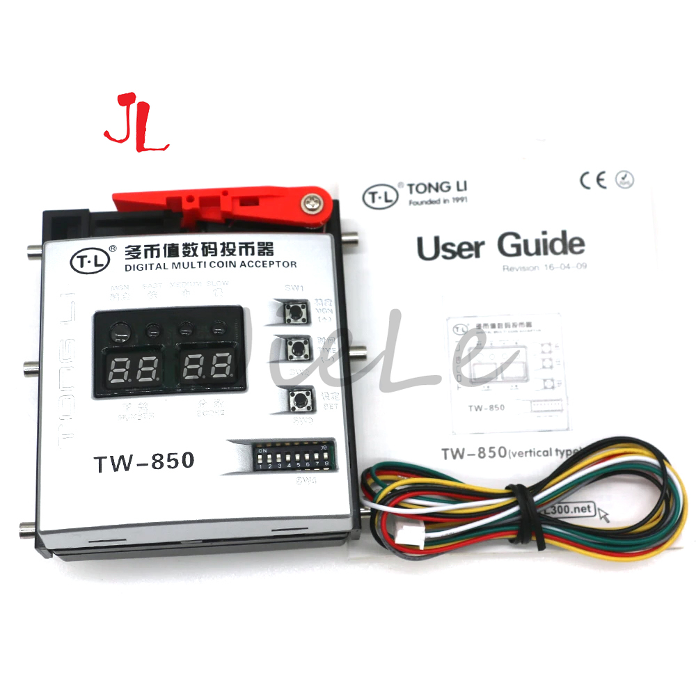 Arcade Game Vending Machine - TL TW-850 Multi Coin Acceptor, 5