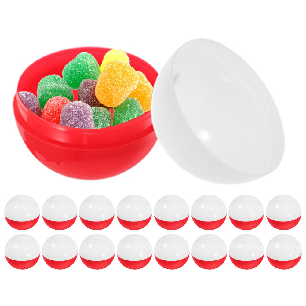 Open Vending Machine - 40Pcs Round Empty Bright Colored Plastic