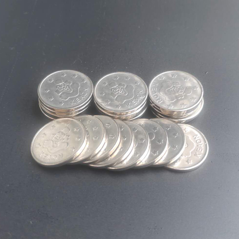 Coin Pusher Machine - 1000pcs 24.2*1.85mm Stainless Steel Arcade Game