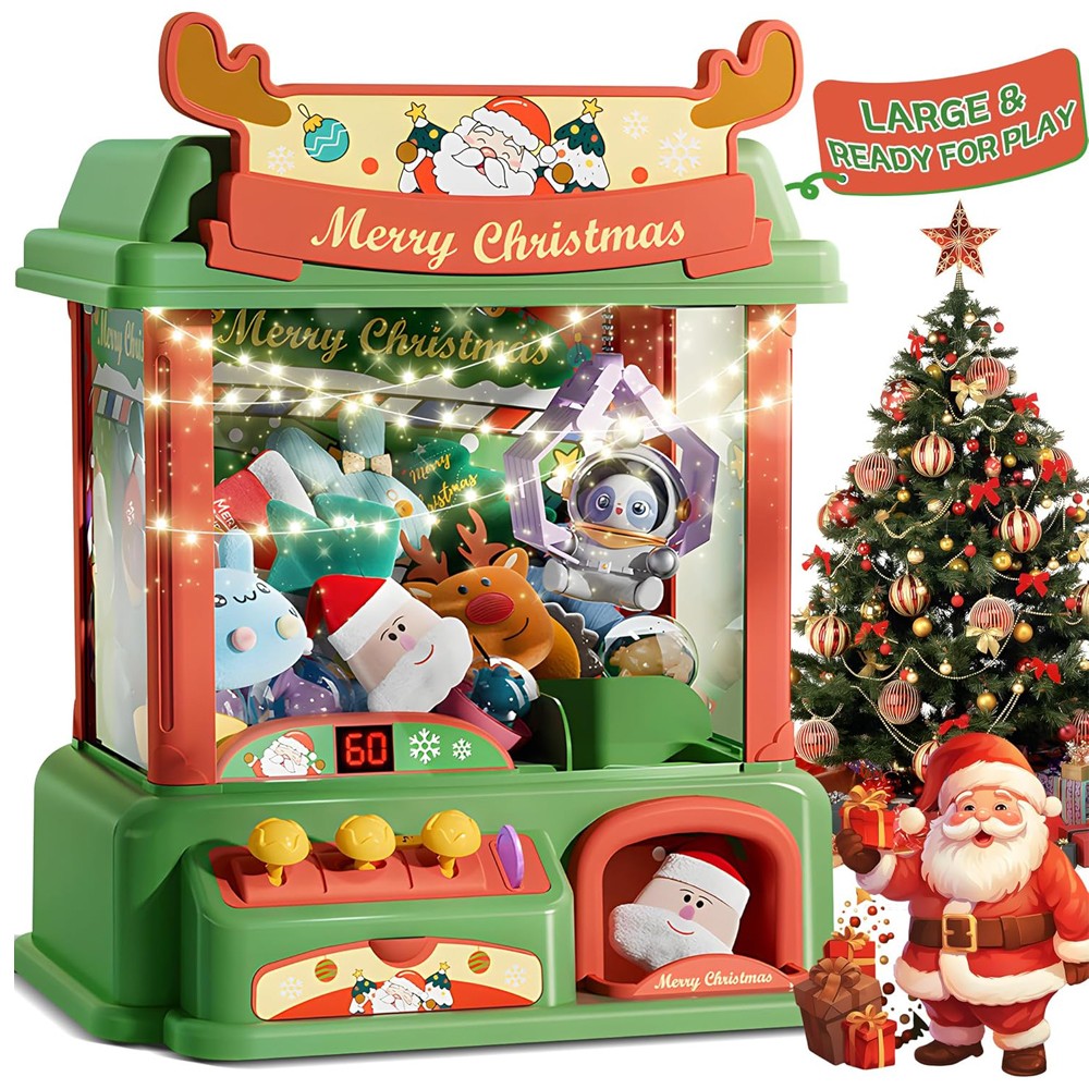 Christmas Claw Machine For Kid - Arcade Toy Vending Machine 评论和价格