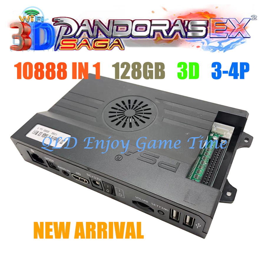 128GB 3D Pandora Saga EX2 Arca - Trackball Controller Arcade 评论和价格