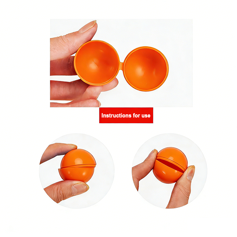 100-500Pcs 4CM Orange Plastic  - Open Vending Machine 评论和价格