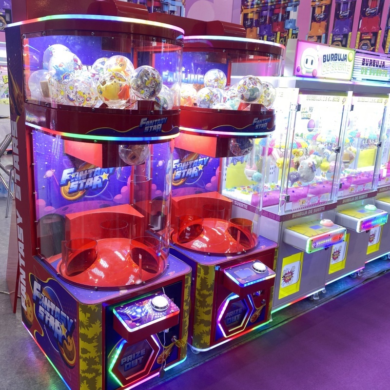 Amusement Park Metal Coin Oper - Prize Capsule Toy Machine 评论和价格
