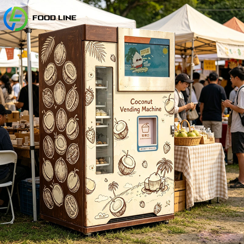 Fresh Coconut Vending Machine  - Open Vending Machine 评论和价格