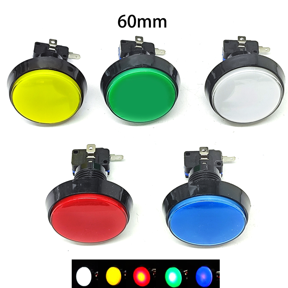 60mm Arcade Push Button LED Il - Arcade Card Vending Machine 评论和价格